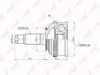 LYNXauto CO-3650A Joint Kit, drive shaft